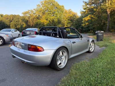 1998 BMW M Roadster in Arctic Silver Metallic over Black Nappa