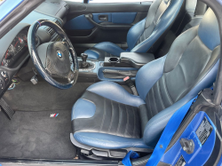 1998 BMW M Roadster in Estoril Blue Metallic over Estoril Blue & Black Nappa