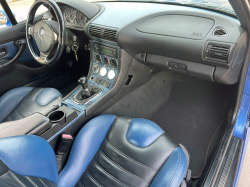 1998 BMW M Roadster in Estoril Blue Metallic over Estoril Blue & Black Nappa
