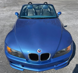 1998 BMW M Roadster in Estoril Blue Metallic over Estoril Blue & Black Nappa
