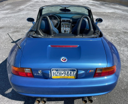 1998 BMW M Roadster in Estoril Blue Metallic over Estoril Blue & Black Nappa