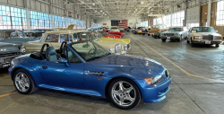 1998 BMW M Roadster in Estoril Blue Metallic over Estoril Blue & Black Nappa