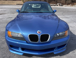 1998 BMW M Roadster in Estoril Blue Metallic over Estoril Blue & Black Nappa
