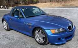 1998 BMW M Roadster in Estoril Blue Metallic over Estoril Blue & Black Nappa