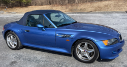 1998 BMW M Roadster in Estoril Blue Metallic over Estoril Blue & Black Nappa