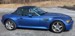 1998 BMW M Roadster in Estoril Blue Metallic over Estoril Blue & Black Nappa