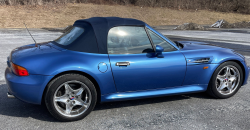 1998 BMW M Roadster in Estoril Blue Metallic over Estoril Blue & Black Nappa