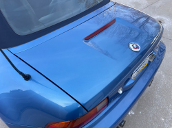 1998 BMW M Roadster in Estoril Blue Metallic over Estoril Blue & Black Nappa
