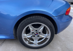 1998 BMW M Roadster in Estoril Blue Metallic over Estoril Blue & Black Nappa