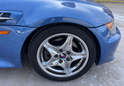 1998 BMW M Roadster in Estoril Blue Metallic over Estoril Blue & Black Nappa