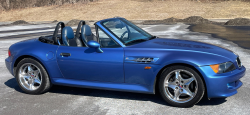 1998 BMW M Roadster in Estoril Blue Metallic over Estoril Blue & Black Nappa