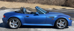 1998 BMW M Roadster in Estoril Blue Metallic over Estoril Blue & Black Nappa