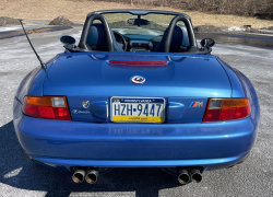 1998 BMW M Roadster in Estoril Blue Metallic over Estoril Blue & Black Nappa