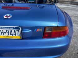 1998 BMW M Roadster in Estoril Blue Metallic over Estoril Blue & Black Nappa