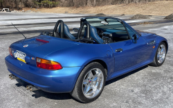1998 BMW M Roadster in Estoril Blue Metallic over Estoril Blue & Black Nappa