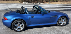 1998 BMW M Roadster in Estoril Blue Metallic over Estoril Blue & Black Nappa