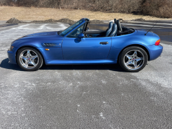 1998 BMW M Roadster in Estoril Blue Metallic over Estoril Blue & Black Nappa