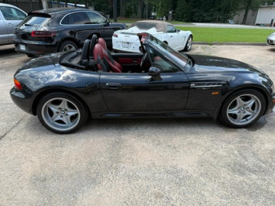 1998 BMW M Roadster in Cosmos Black Metallic over Imola Red & Black Nappa