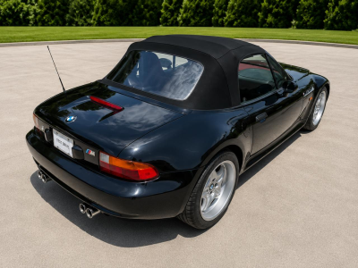 1998 BMW M Roadster in Cosmos Black Metallic over Imola Red & Black Nappa
