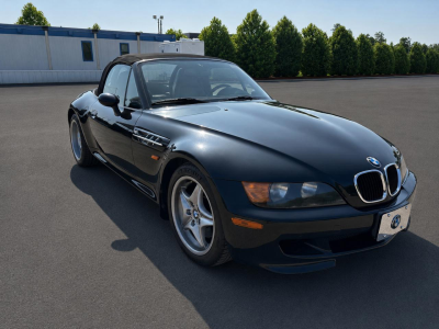 1998 BMW M Roadster in Cosmos Black Metallic over Imola Red & Black Nappa