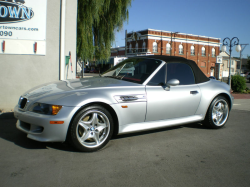 1998 BMW M Roadster in Arctic Silver Metallic over Imola Red & Black Nappa