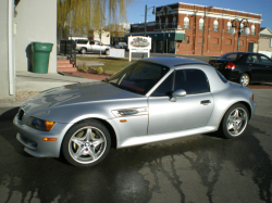 1998 BMW M Roadster in Arctic Silver Metallic over Imola Red & Black Nappa