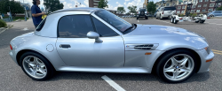 1998 BMW M Roadster in Arctic Silver Metallic over Imola Red & Black Nappa