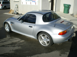 1998 BMW M Roadster in Arctic Silver Metallic over Imola Red & Black Nappa