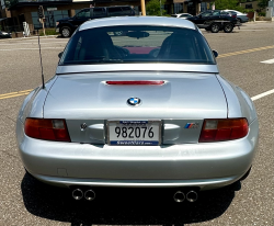 1998 BMW M Roadster in Arctic Silver Metallic over Imola Red & Black Nappa