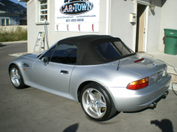 1998 BMW M Roadster in Arctic Silver Metallic over Imola Red & Black Nappa