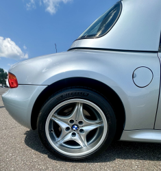 1998 BMW M Roadster in Arctic Silver Metallic over Imola Red & Black Nappa