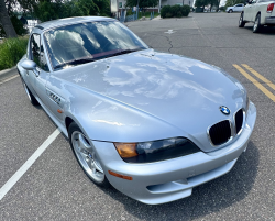 1998 BMW M Roadster in Arctic Silver Metallic over Imola Red & Black Nappa