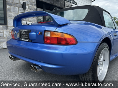1998 BMW M Roadster in Estoril Blue Metallic over Estoril Blue & Black Nappa