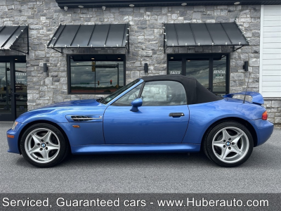1998 BMW M Roadster in Estoril Blue Metallic over Estoril Blue & Black Nappa