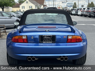 1998 BMW M Roadster in Estoril Blue Metallic over Estoril Blue & Black Nappa