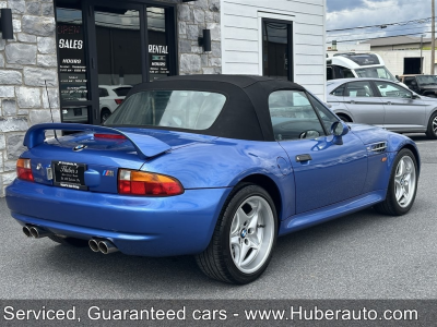 1998 BMW M Roadster in Estoril Blue Metallic over Estoril Blue & Black Nappa