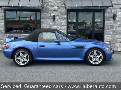 1998 BMW M Roadster in Estoril Blue Metallic over Estoril Blue & Black Nappa