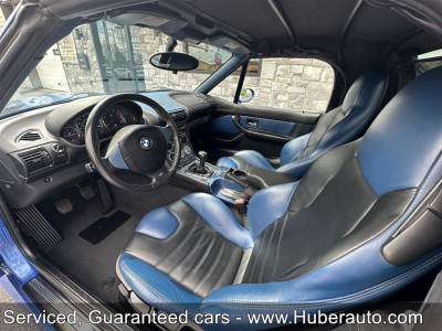 1998 BMW M Roadster in Estoril Blue Metallic over Estoril Blue & Black Nappa