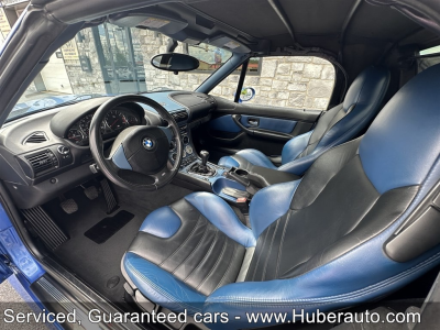 1998 BMW M Roadster in Estoril Blue Metallic over Estoril Blue & Black Nappa