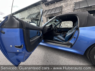 1998 BMW M Roadster in Estoril Blue Metallic over Estoril Blue & Black Nappa