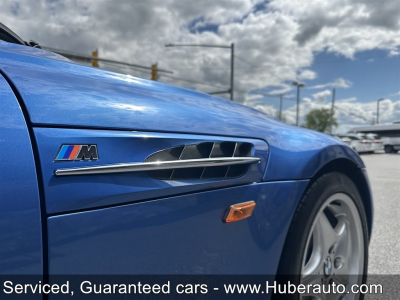 1998 BMW M Roadster in Estoril Blue Metallic over Estoril Blue & Black Nappa