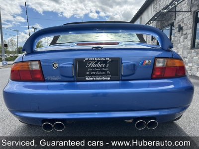 1998 BMW M Roadster in Estoril Blue Metallic over Estoril Blue & Black Nappa