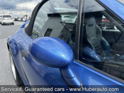 1998 BMW M Roadster in Estoril Blue Metallic over Estoril Blue & Black Nappa