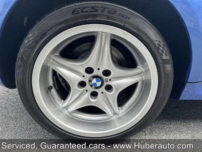 1998 BMW M Roadster in Estoril Blue Metallic over Estoril Blue & Black Nappa