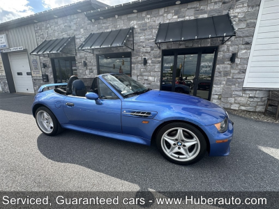 1998 BMW M Roadster in Estoril Blue Metallic over Estoril Blue & Black Nappa