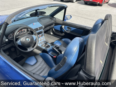 1998 BMW M Roadster in Estoril Blue Metallic over Estoril Blue & Black Nappa