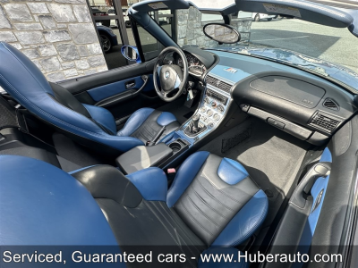 1998 BMW M Roadster in Estoril Blue Metallic over Estoril Blue & Black Nappa
