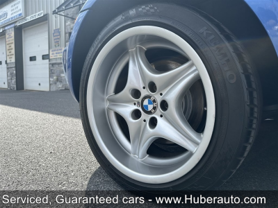 1998 BMW M Roadster in Estoril Blue Metallic over Estoril Blue & Black Nappa