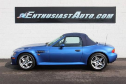 1998 BMW M Roadster in Estoril Blue Metallic over Estoril Blue & Black Nappa