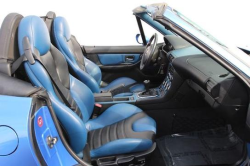 1998 BMW M Roadster in Estoril Blue Metallic over Estoril Blue & Black Nappa
